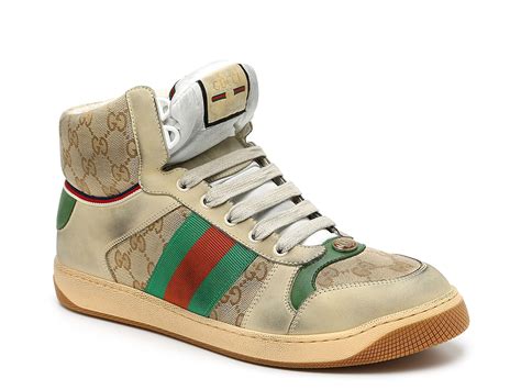 gucci high top screener|gucci screener sneakers high top.